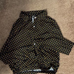 Women’s casual blouse with polka dots, never worn